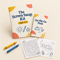 The Screen Swap Kit with the On-the-Go pocket pack
