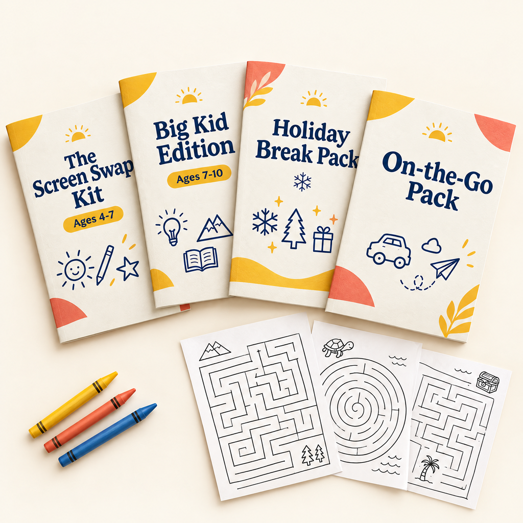 The Whole Family Bundle: four printable activity packs